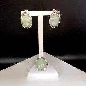 Серьги из серебра с1745