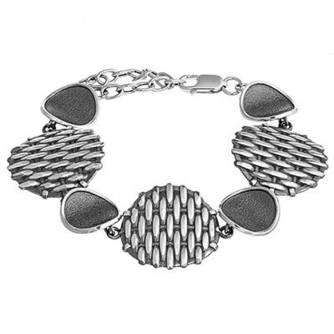 Браслет бр0257 (28.16 г), серебро купить в интернет-магазине Циркон С