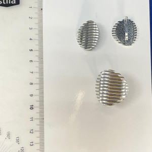 Серьги из серебра без вставок с0258
