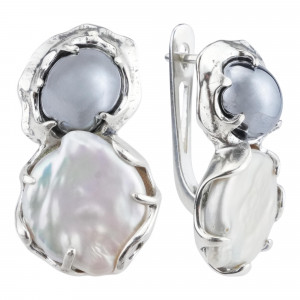 Серьги из серебра с10002