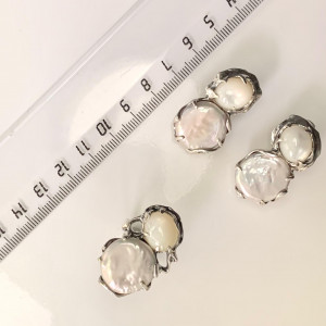 Серьги из серебра с10002