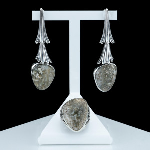 Серьги из серебра с10003