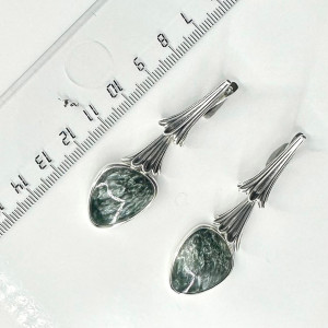 Серебряные серьги с10003