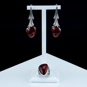 Серьги из серебра с10003