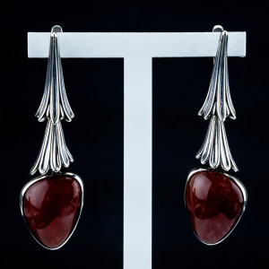 Серьги из серебра с10003