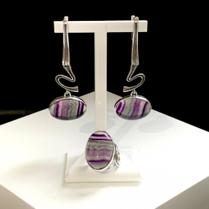 Серьги из серебра с10004