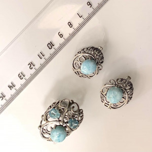 Серьги из серебра с10005