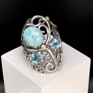 Кольцо из серебра к10005