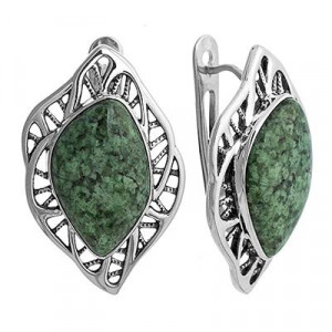 Серьги из серебра с10006