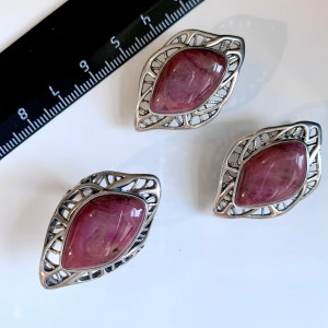 Серебряные серьги с10006