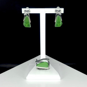 Серьги из серебра с10008