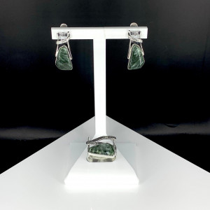 Серьги из серебра с10008