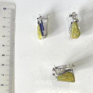 Серьги из серебра с10008