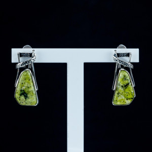 Серьги из серебра с10008