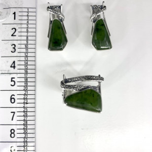 Серьги из серебра с10008