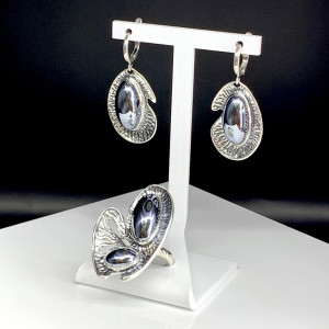 Серьги из серебра с10009