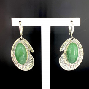 Серьги из серебра с10009