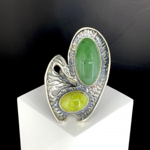 Кольцо из серебра 925 пробы к10009