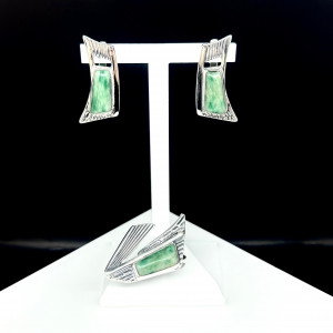 Серьги из серебра с10010
