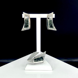 Серьги из серебра с10010