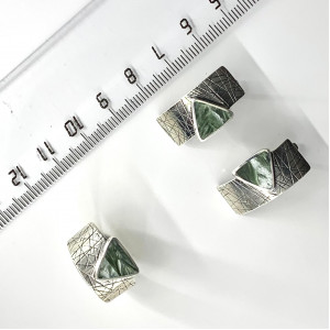 Серьги из серебра с10014