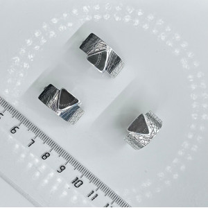 Кольцо к10014 (4.52 г), серебро,  Серый Обсидиан шелк. купить в интернет-магазине Циркон С
