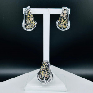 Серьги из серебра с10045