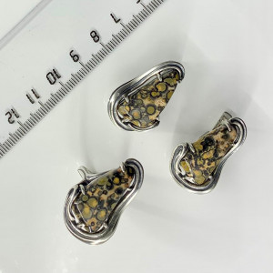 Серьги из серебра с10045