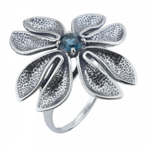Серебряное кольцо к10058
