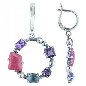 Серьги из серебра с10077