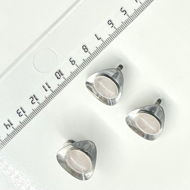 Серьги с10083 (9.69 г), серебро, розовый, кварц розовый купить в интернет-магазине Циркон С