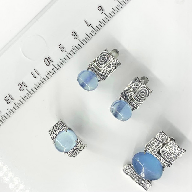 Серебряное кольцо Циркон к10084, синий, аквамарин Кольцо к10084 (4.30 г), серебро, синий, аквамарин купить в интернет-магазине Циркон С