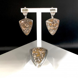Серьги из серебра с10089
