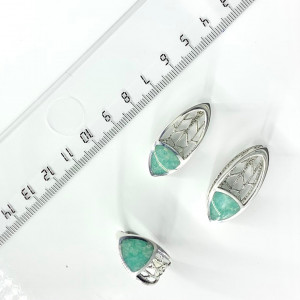 Серьги из серебра с10095