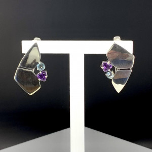 Серьги из серебра с10099