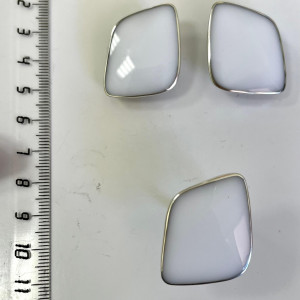 Серьги с10106 (13.74 г), серебро,  Белый Кахолонг (Имит) купить в интернет-магазине Циркон С