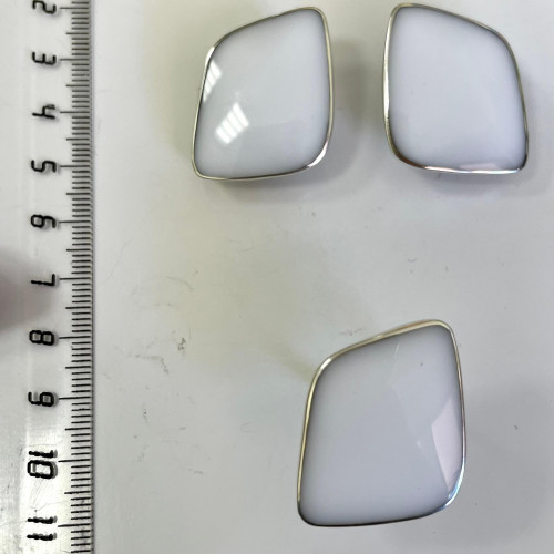 Серьги с10106 (13.74 г), серебро,  Белый Кахолонг (Имит) купить в интернет-магазине Циркон С