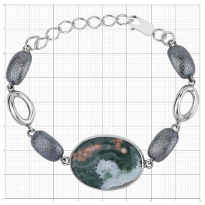 Браслет из серебра бр10108