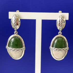 Серьги из серебра с10114