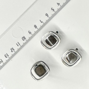 Серьги с10118 (9.83 г), серебро,  Серый Обсидиан шелк. купить в интернет-магазине Циркон С