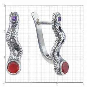 Серьги с10121