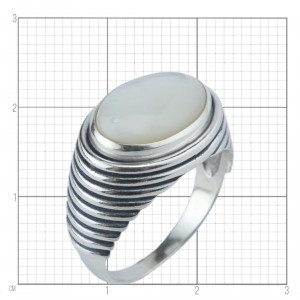 Кольцо из серебра к10129