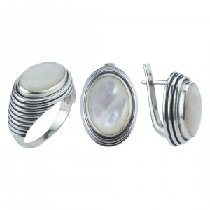 Кольцо из серебра к10129