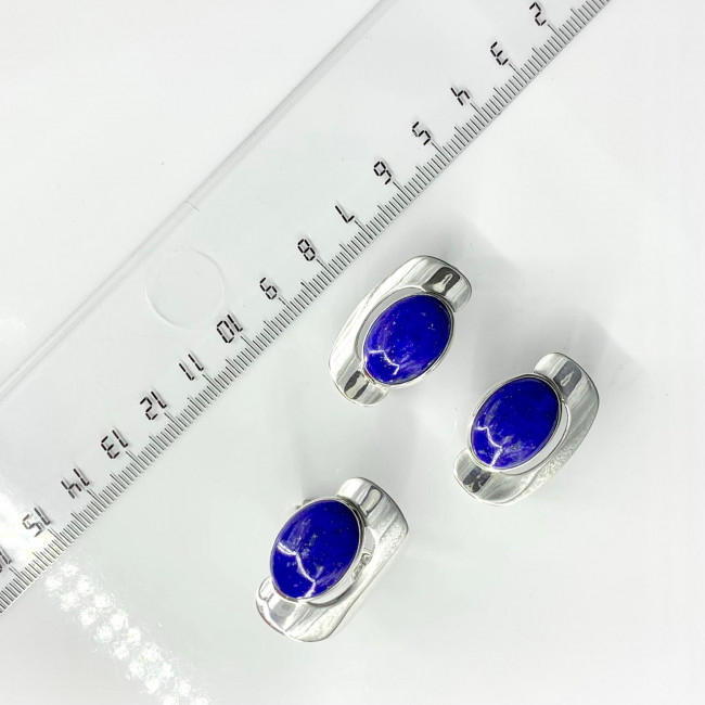 Серебряное кольцо Циркон к10137, синий, лазурит Кольцо к10137 (8.10 г), серебро, синий, лазурит купить в интернет-магазине Циркон С
