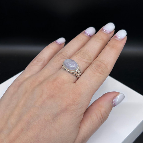 Кольцо к10140 (4.69 г), серебро,  Фиолетовый Аметист купить в интернет-магазине Циркон С
