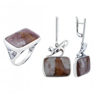Серьги из серебра с10147