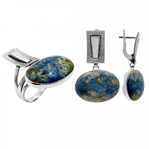 Серьги из серебра с10160