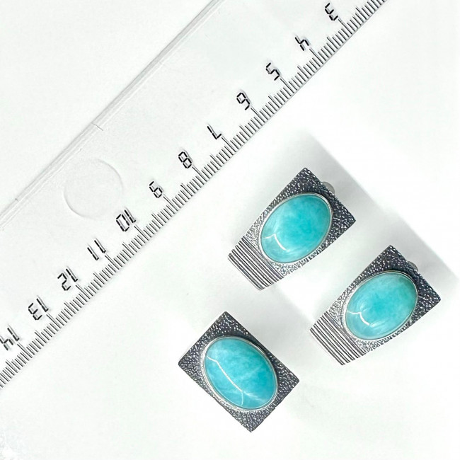 Серебряное кольцо Циркон к10178, голубой, амазонит перу Кольцо к10178 (7.60 г), серебро, голубой, амазонит перу купить в интернет-магазине Циркон С