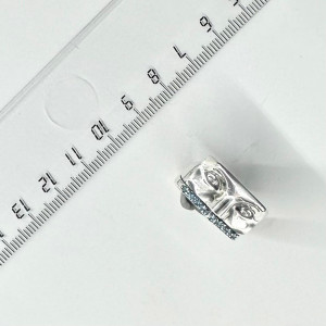 Кольцо к10193 (6.93 г), серебро,  Голубой Топаз Скай купить в интернет-магазине Циркон С