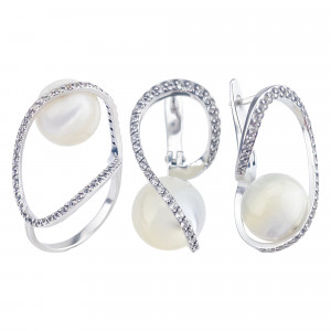 Кольцо из серебра к10207